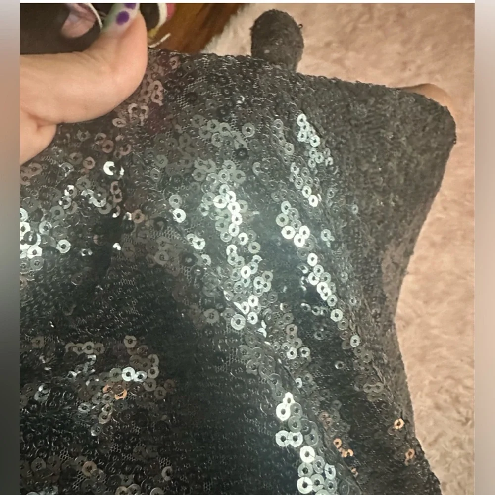 Alice + Olivia silver sequined dress - Picture 2 of 2